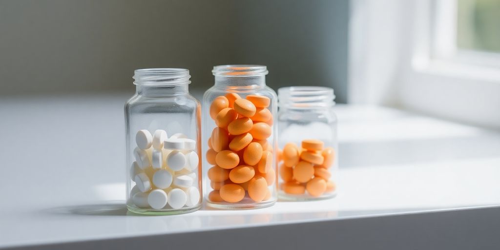 Zinc and Vitamin C pills.