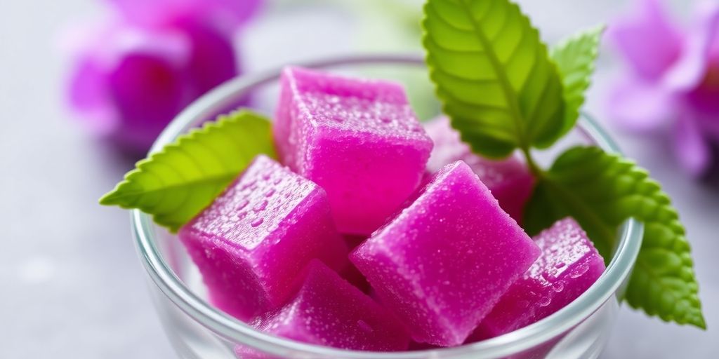 Ashwagandha gummies in a bowl