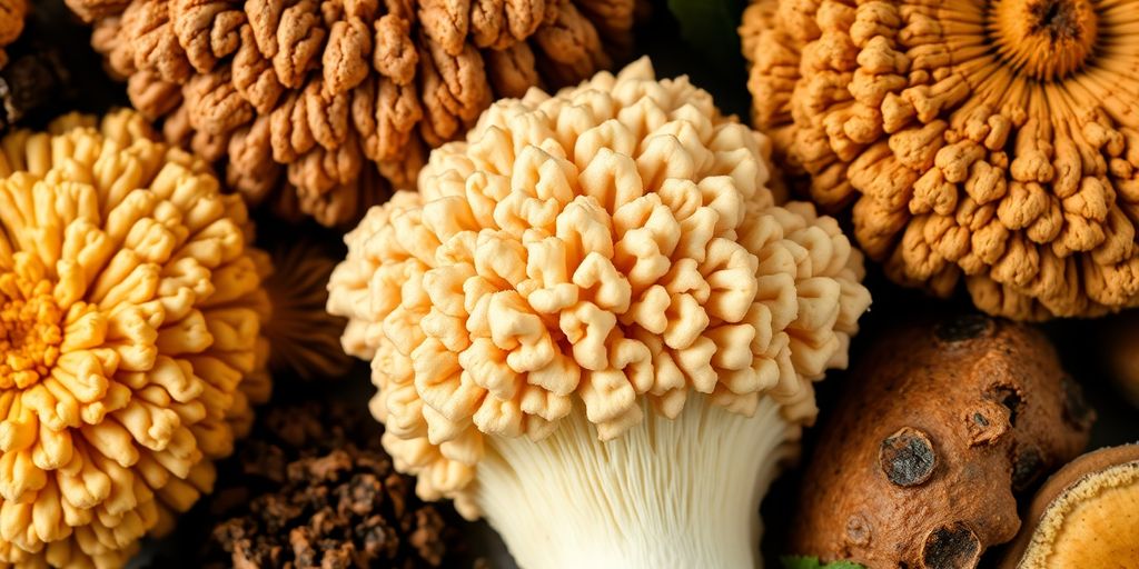 Lion's mane mushroom and other adaptogenic mushrooms.