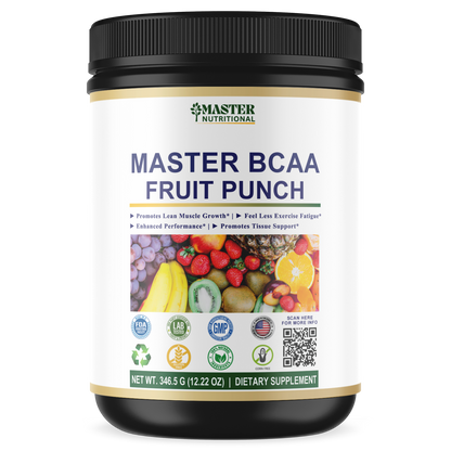 Master BCAA Fruit Punch: Your Trusted Companion for Performance, Immunity, and Gut Well-being