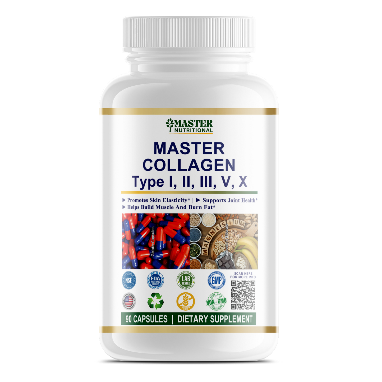 Master Collagen (Full Spectrum): Your Ultimate Joint Comfort and Skin Elasticity Formula