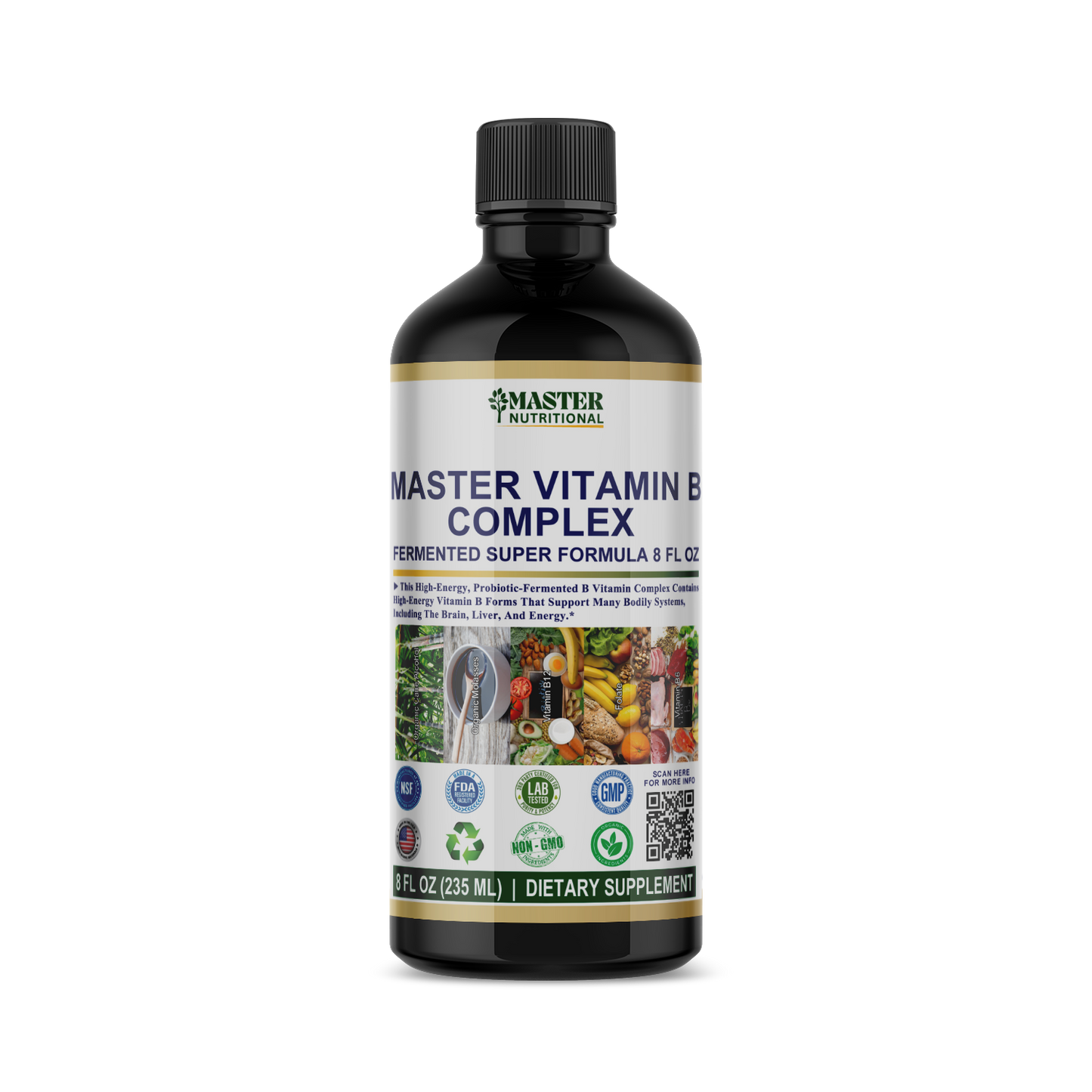 Master Vitamin B Complex Fermented Super Formula for Full-Spectrum Vitality Boost