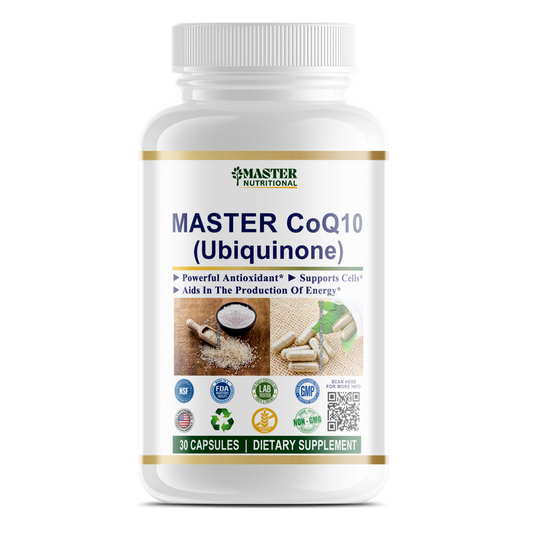 Master CoQ10 (Ubiquinone) - Achieve Cardiovascular & Immune Wellness