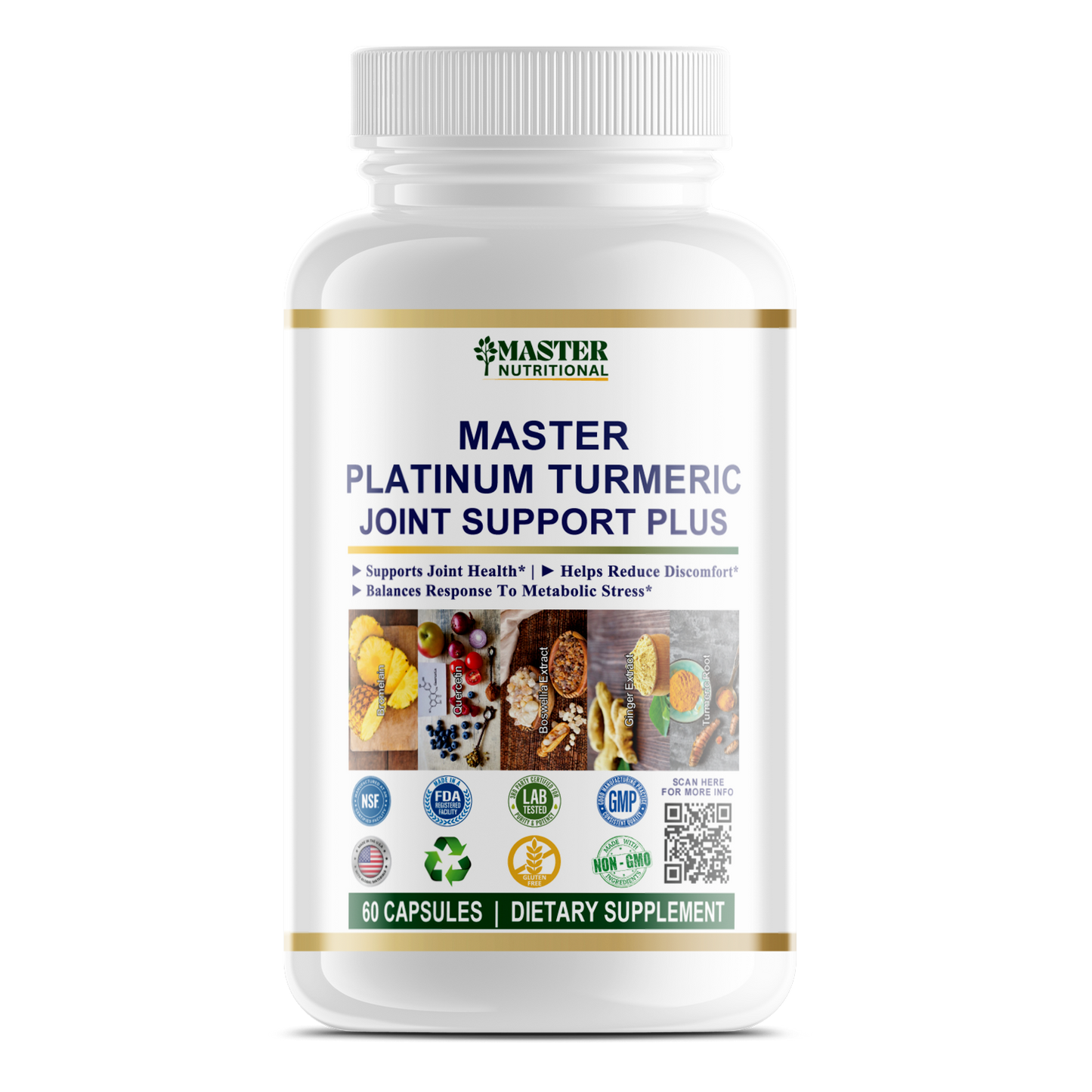 Master Platinum Turmeric Joint Support Plus – Natural Choice for a More Active and Comfortable Life!