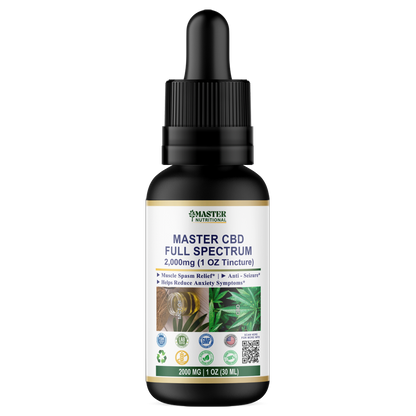 Master CBD Full Spectrum 2,000mg (1oz Tincture) - Rejuvenate Your Body and Mind