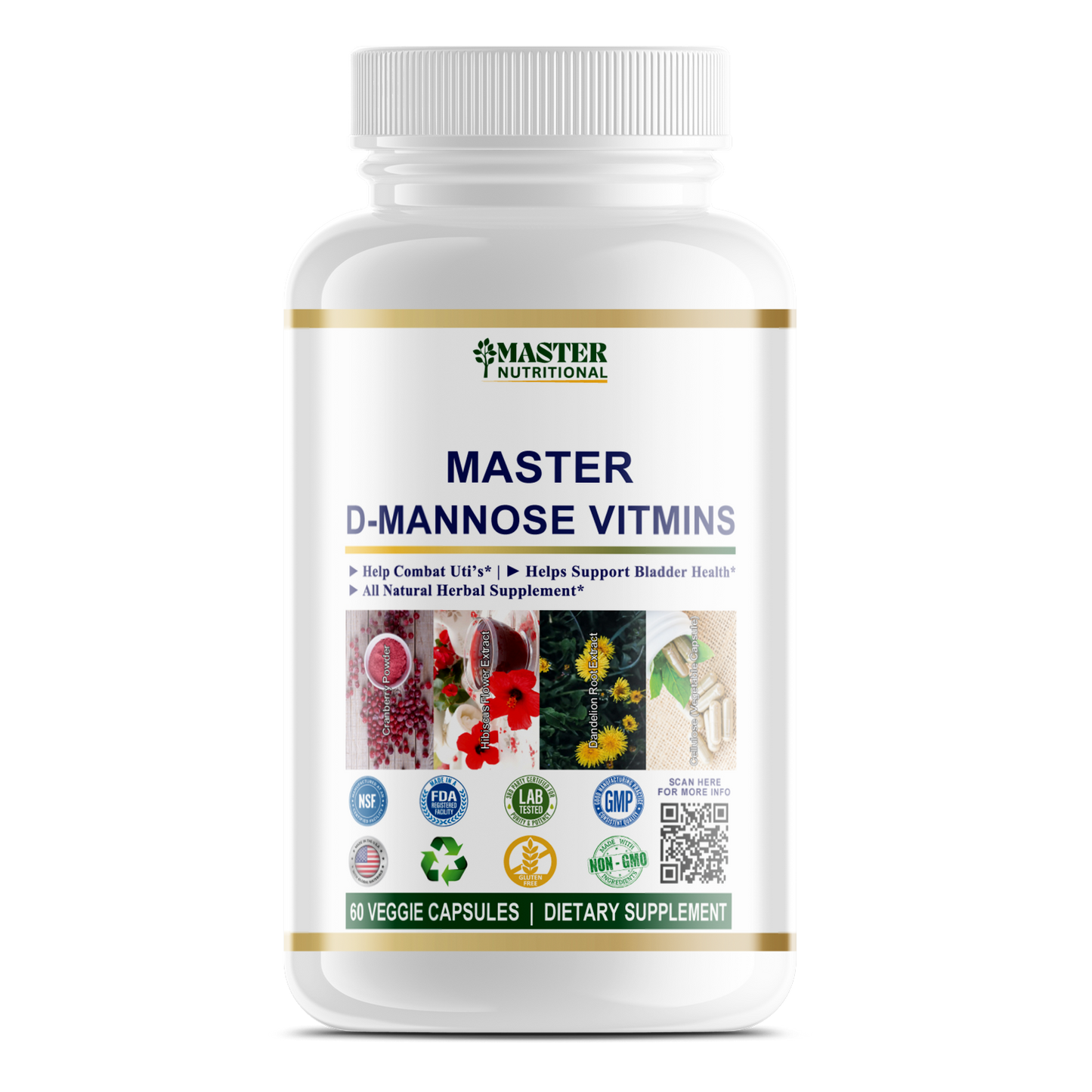 Try Master D-Mannose Vitamins for Your Journey to Urinary Health and UTI Prevention