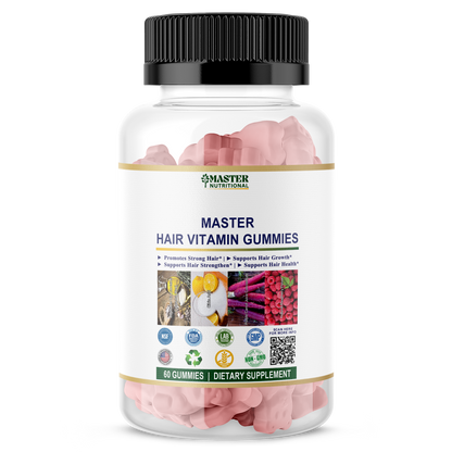 Master Hair Vitamin Gummies - Premium Hair Solution for Perfect Strands