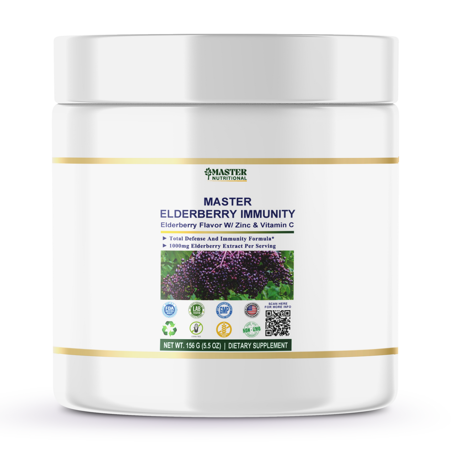 Master Elderberry Immunity W/ Zinc & Vitamin C: Embrace a Healthy Immune Life