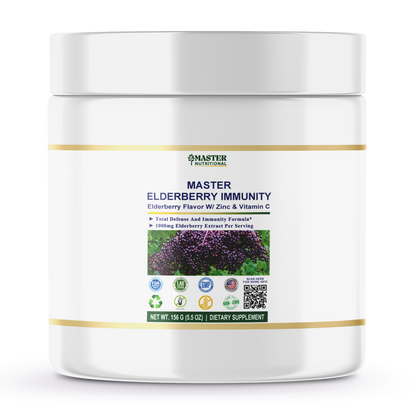 Master Elderberry Immunity W/ Zinc & Vitamin C: Embrace a Healthy Immune Life