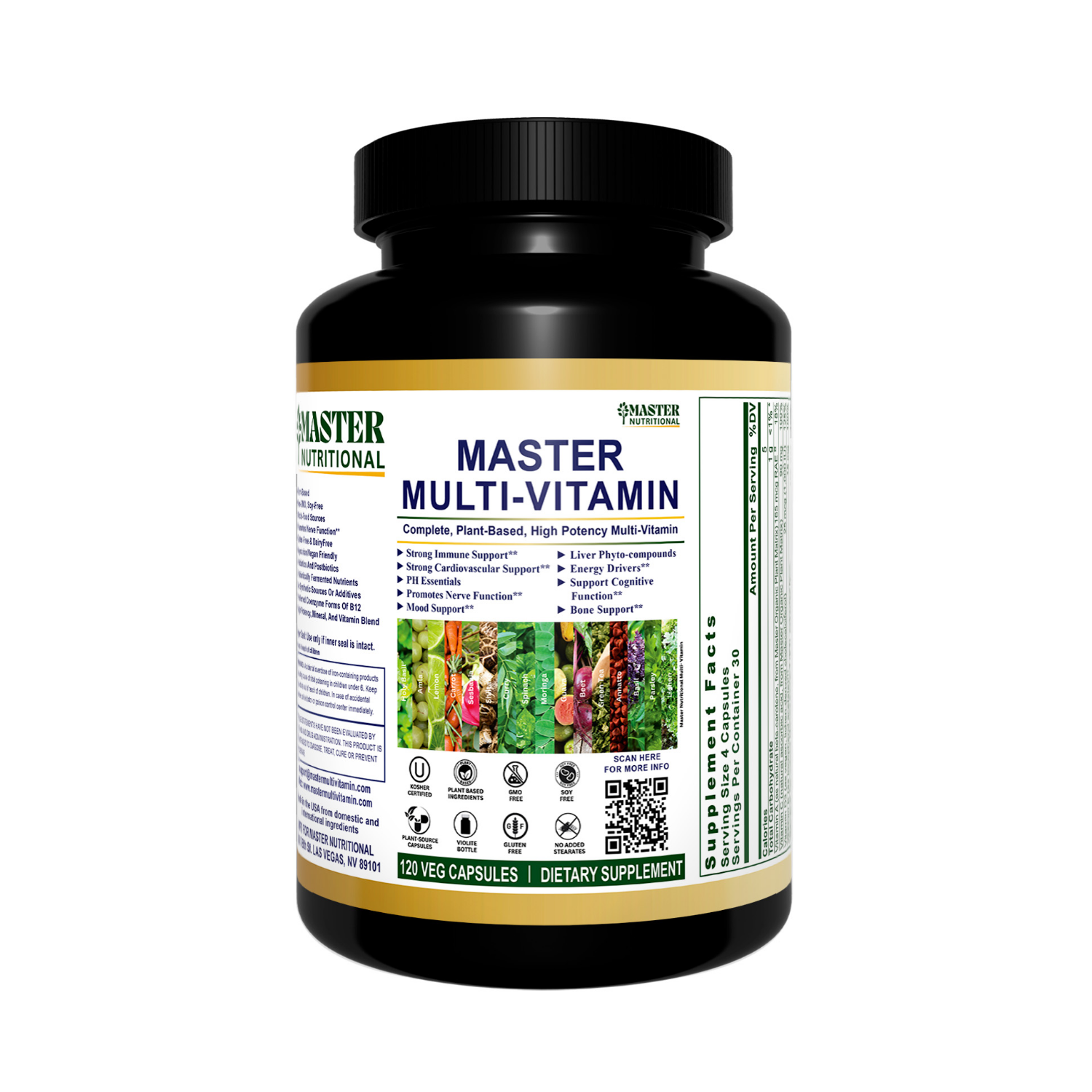 Master Multivitamin - Complete Plant Based Formula for Immunity, Heart ... Master Multivitamin - Complete Plant Based Formula for Immunity, Heart ...