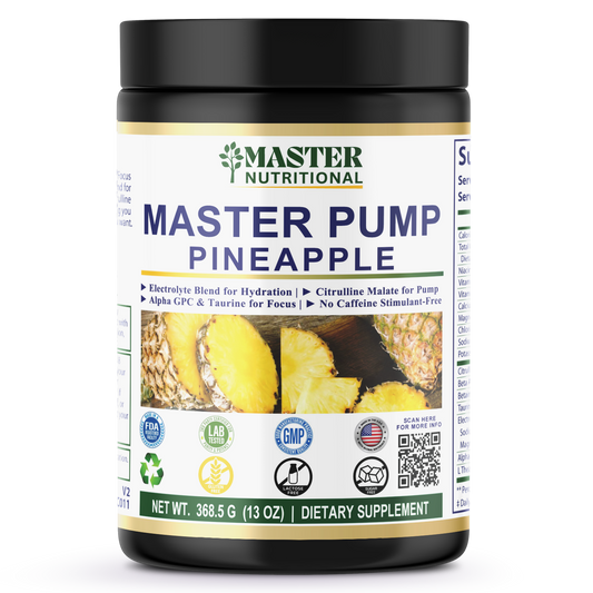Non-Stim Pump Pre-Workout: Pineapple 312.5g w/ Natural Flavor