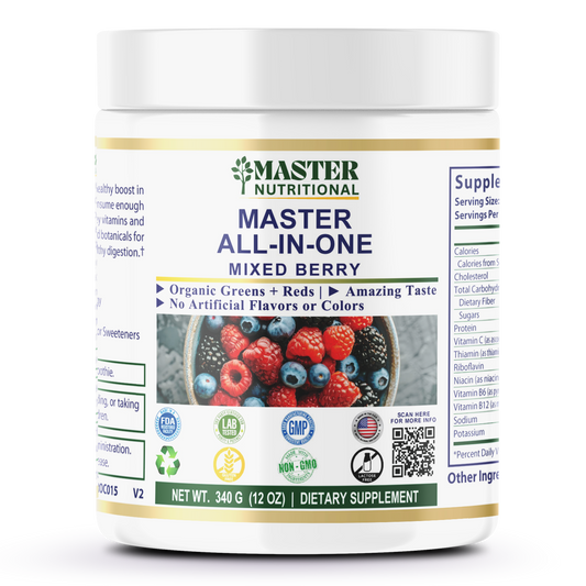 All-In/One Greens & Red SuperFood + Immune 270g Mixed Berry w/Natural Flavor