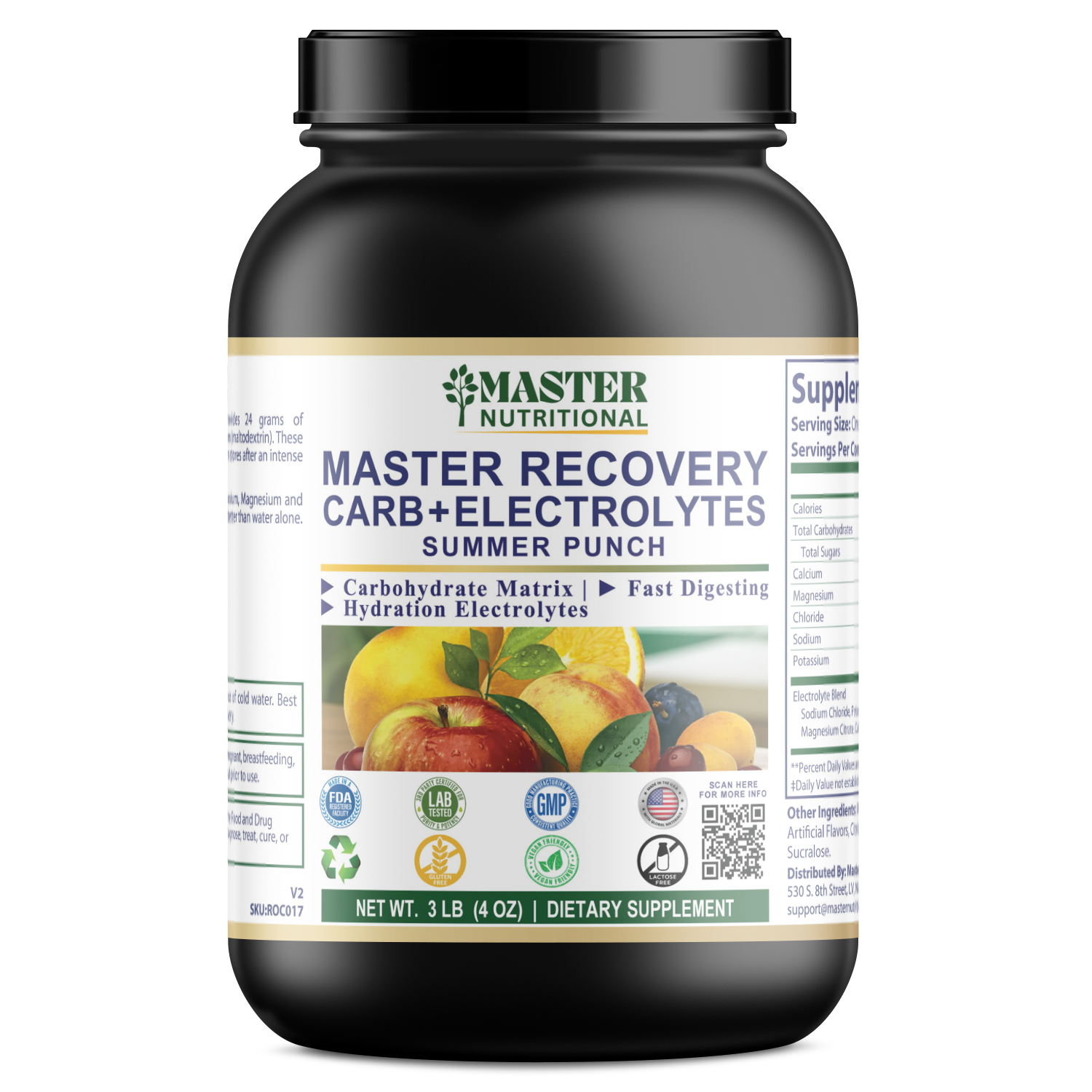 Recovery Carb + Electrolyte Summer Punch 1365g