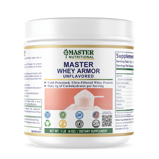 1lb Whey Armor Isolate Protein Unflavored