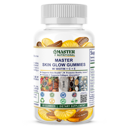 Skin Glow Gummies w/ Biotin + C + E