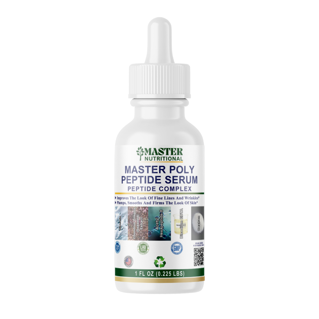 Poly Peptide Serum (Peptide Complex), USA Made, Clean & Vegan