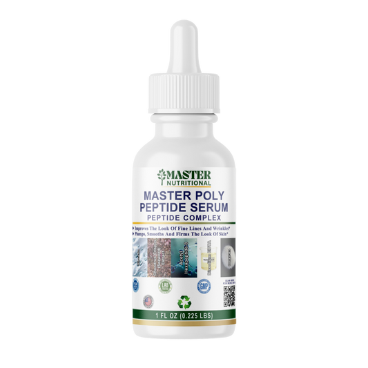 Poly Peptide Serum (Peptide Complex), USA Made, Clean & Vegan