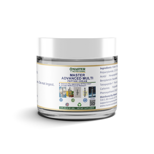 Advanced Multi Peptide Cream (Peptide Complex), USA Made, Clean & Vegan