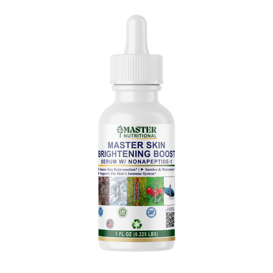 Skin Brightening Boost Serum w/Nonapeptide-1, USA Made, Clean & Vegan