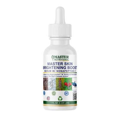 Skin Brightening Boost Serum w/Nonapeptide-1, USA Made, Clean & Vegan