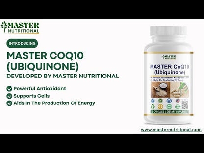 Master CoQ10 (Ubiquinone) - Achieve Cardiovascular & Immune Wellness