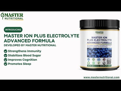 Master ION Plus Electrolyte Advanced Formula for Healthy Real Hydration & Rapid Immune Boost