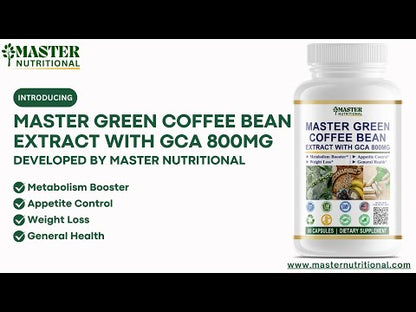 Master Green Coffee Bean Extract-Power of Green Coffee Antioxidants for Optimal Health