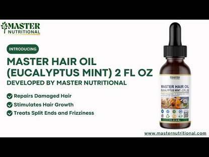 Master Hair Oil (Eucalyptus Mint): Revitalize Your Hair with No.1 Hair Growth Drops