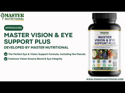 Master Vision & Eye Support Plus for a Clear Vision of a Healthier Tomorrow!