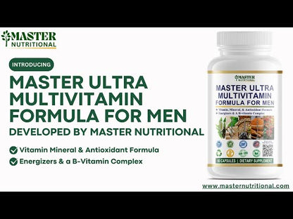 Master Ultra Multivitamin Formula for Men - Uncover Your Peak Vitality